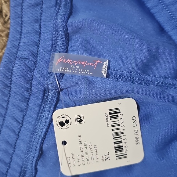 New FP Movement by Free People Blue Track Pants - Picture 6 of 8